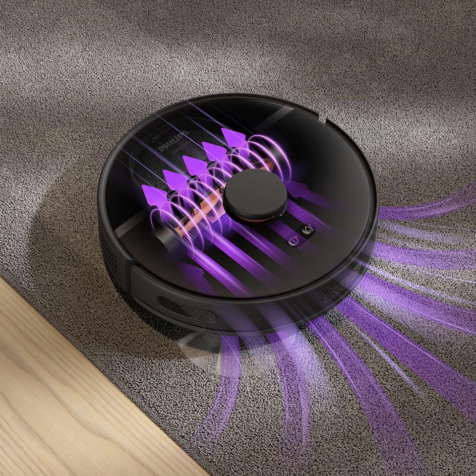 PHILIPS XU3000/01 HomeRun Dulkių siurblys robotas ilgas baterijos veikimo laikas