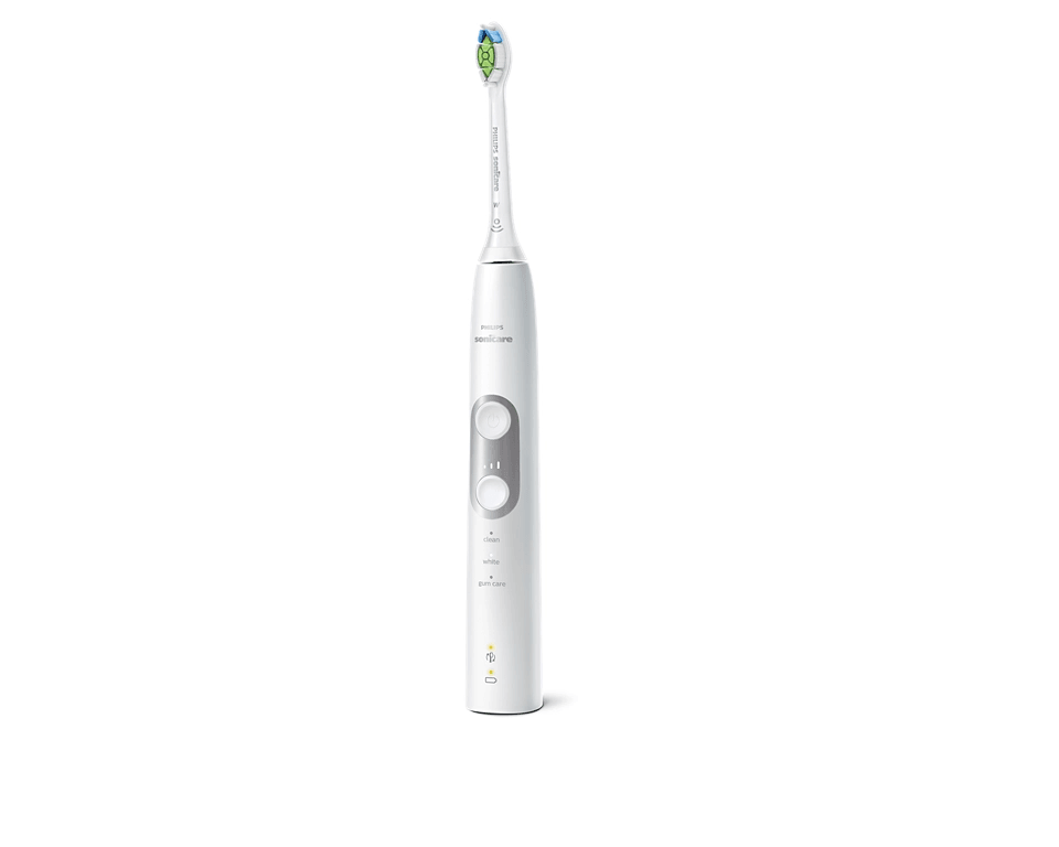 PHILIPS HX6877/28 ProtectiveClean 6100 dantų šepetėlis 3 valymo režimai, 3 intensyvumo lygiai