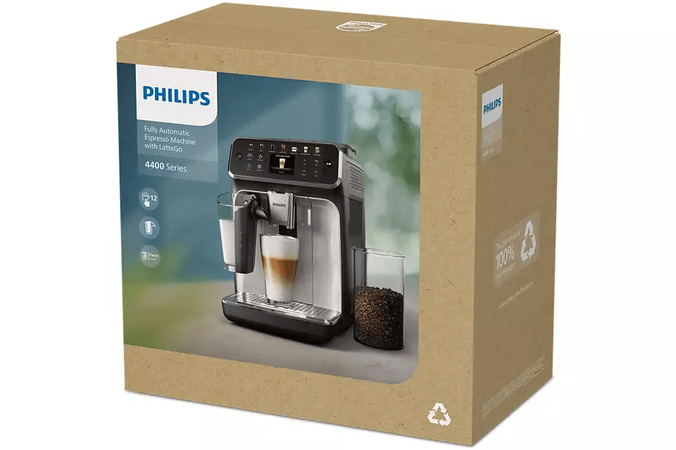 PHILIPS EP4441/50 Automatinis kavos aparastas LatteGo tylus veikimas