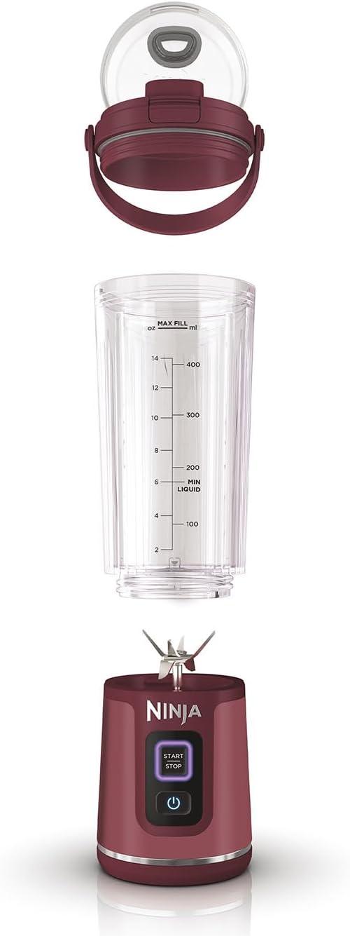 Ninja BC151EUCR Nešiojama belaidė kokteilinė 0.5l galinga