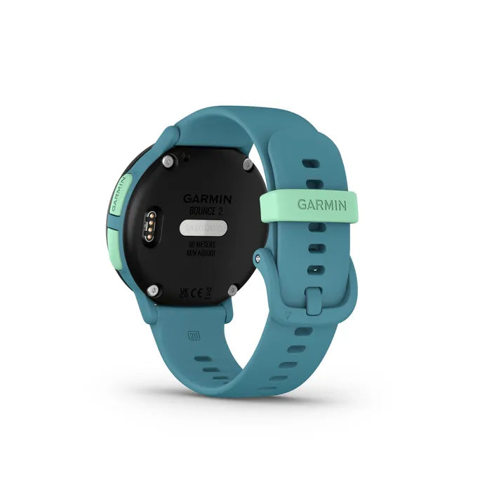 Laikrodis Garmin Bounce™ 2 turkio spalvos