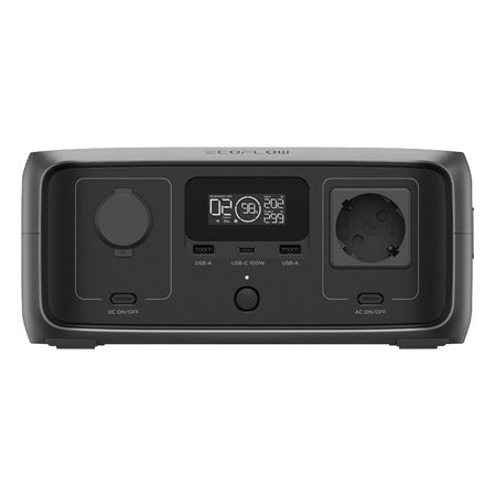 Energijos stotelė EcoFlow RIVER 3 UPS + Saulės panelė 45W USB-C