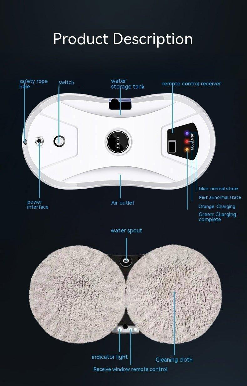 iLOADT Langų valymo robotas - GerasDaiktas.lt