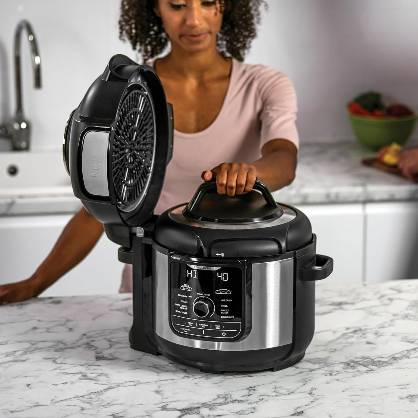 Ninja OP500EU Daugiafunkcinis puodas, 7.5l, 1760 W didelė talpa