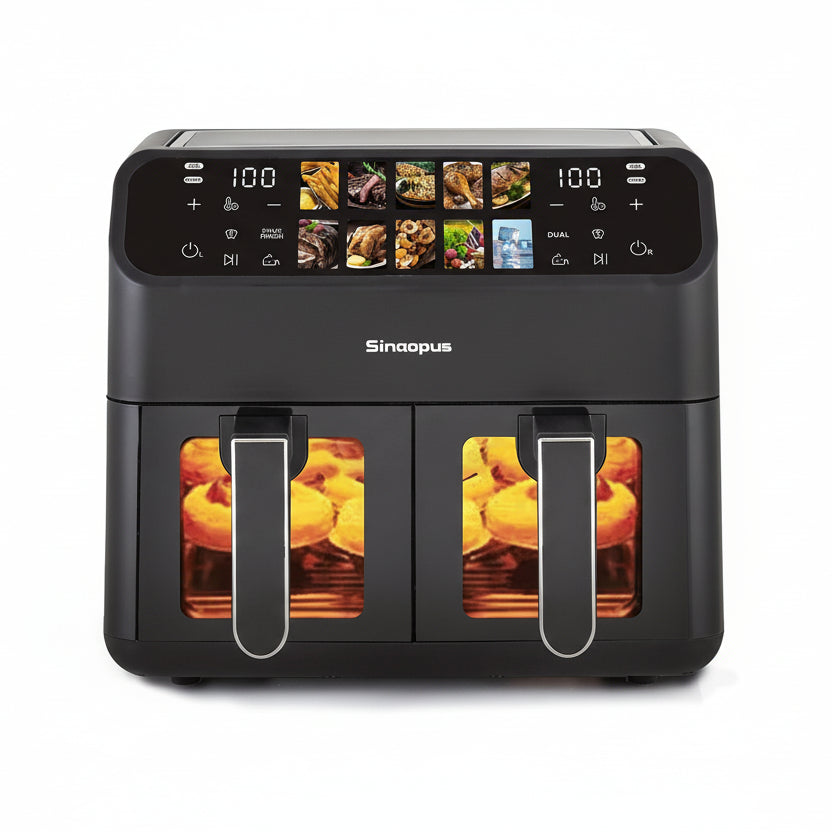 Dviguba karšto oro gruzdintuvė Sinaopus 9L