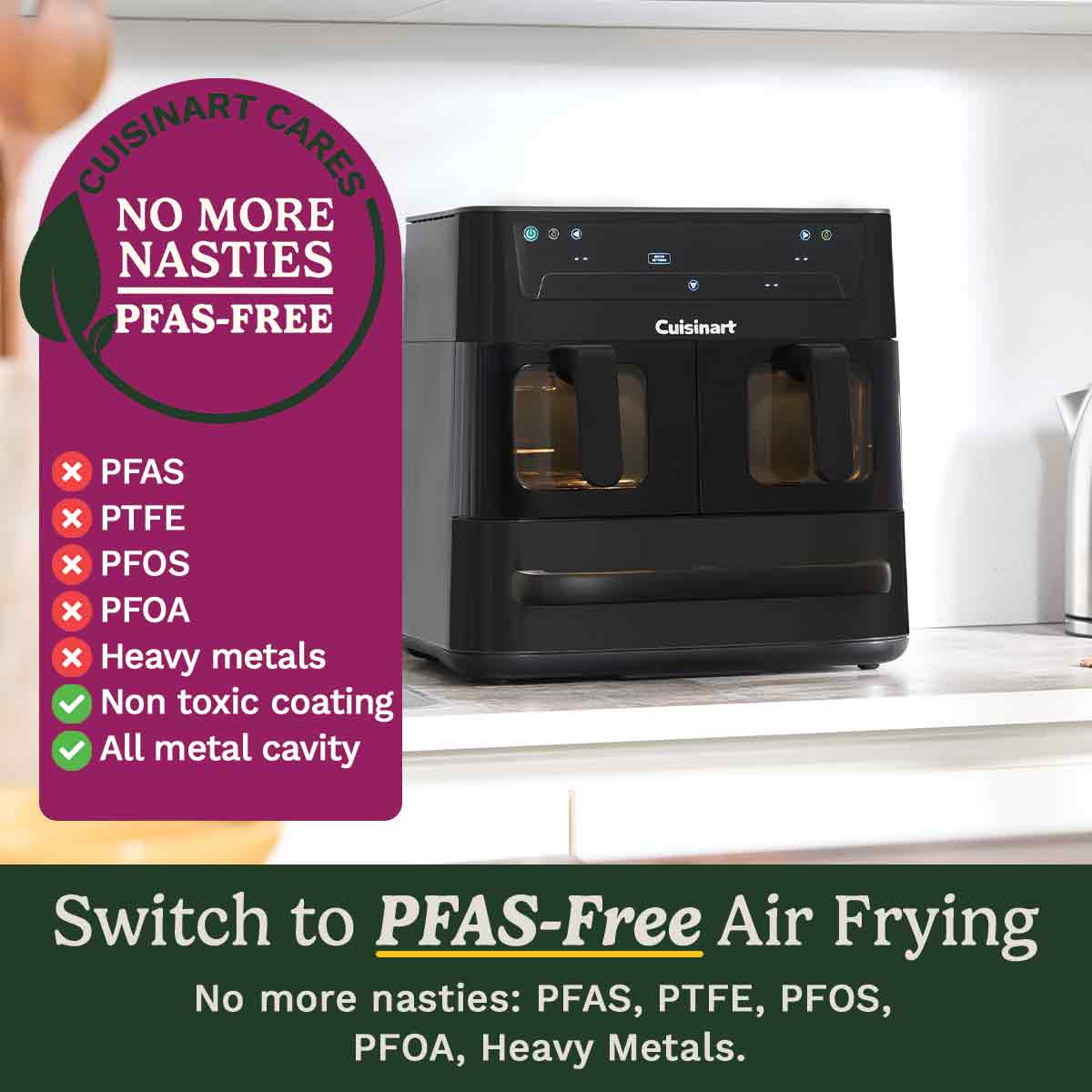 Karšto oro gruzdintuvė CUISINART 10.4l