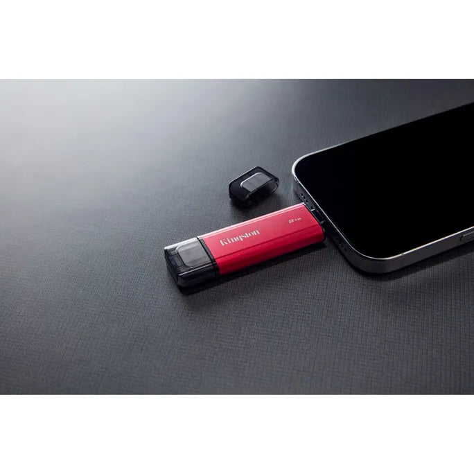 Kingston SPSD Dual Portable 2 TB USB-A 3.1 (10Gb/s), USB-C 3.1 (10Gb/s) externe Festplatte SSD