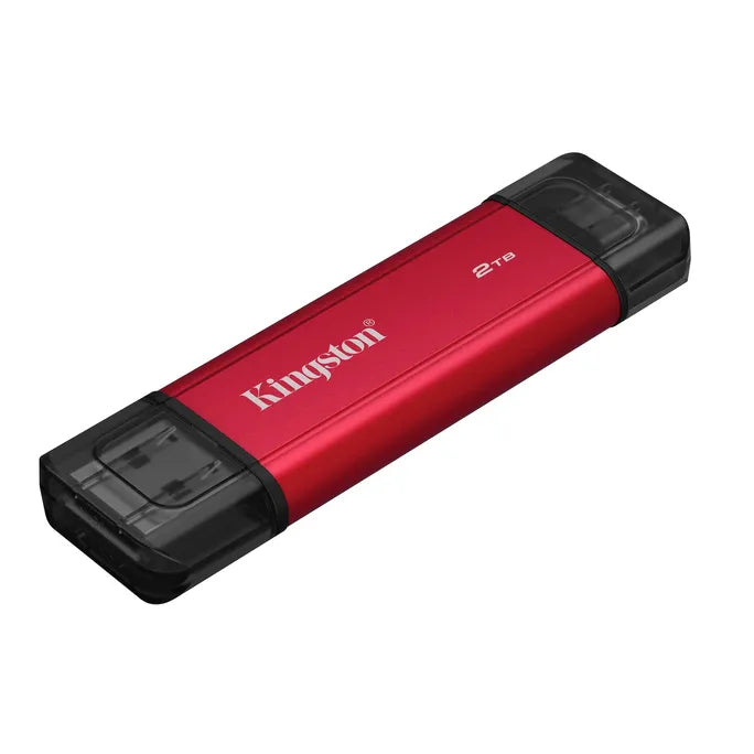 Kingston SPSD Dual Portable 2 TB USB-A 3.1 (10Gb/s), USB-C 3.1 (10Gb/s) externe Festplatte SSD