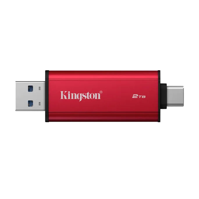 Kingston SPSD Dual Portable 2 TB USB-A 3.1 (10Gb/s), USB-C 3.1 (10Gb/s) externe Festplatte SSD