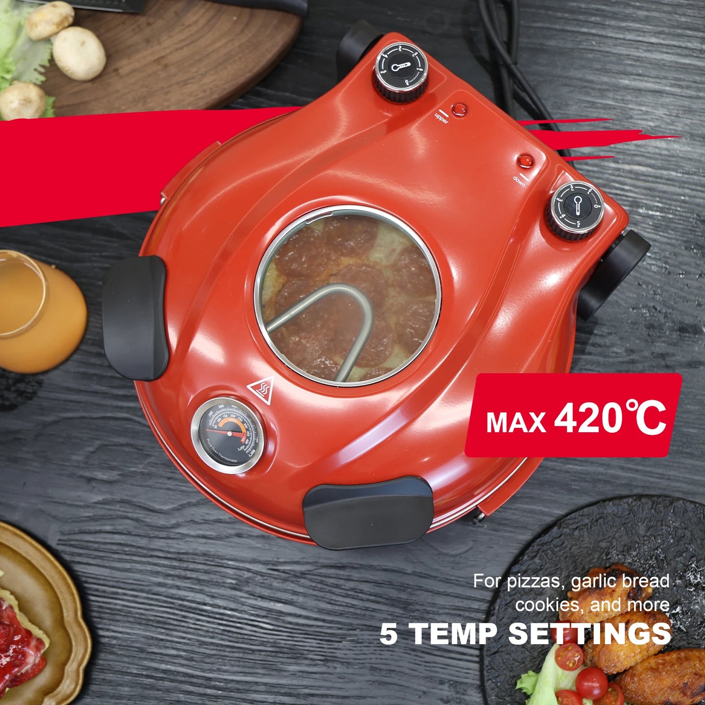 Elektrinė picos krosnis Klaif BGHOME LM-12DTW