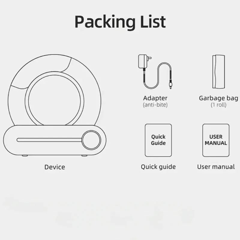 Išmanusis kačių tualetas OVOZI