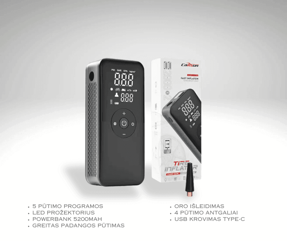 Automobilio rinkinys NR-1 Type C USB - GerasDaiktas.lt