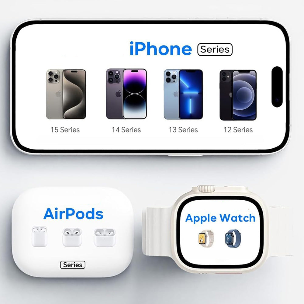 Telefono ir laikrodžio belaidis įkroviklis