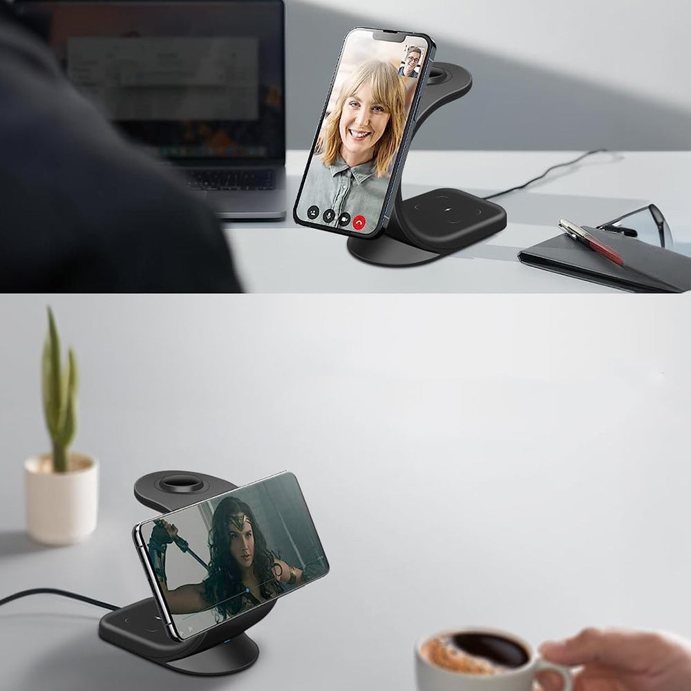 Telefono ir laikrodžio belaidis įkroviklis