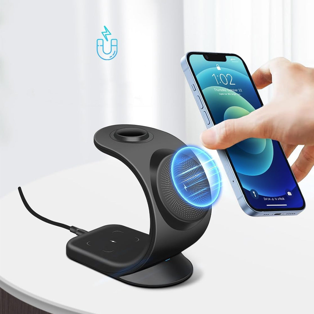 Telefono ir laikrodžio belaidis įkroviklis